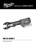 Milwaukee M18 HUCT Original Instructions Manual preview