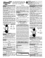 Preview for 1 page of Milwaukee M18 LED Lantern/Flood Light Instructions