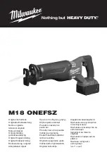 Предварительный просмотр 1 страницы Milwaukee M18 ONEFSZ Original Instruction