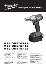 Milwaukee M18 ONEIWF12 Original Instructions Manual preview