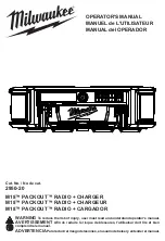 Preview for 1 page of Milwaukee M18 PACKOUT 2950-20 Operator'S Manual