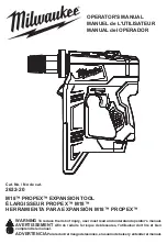 Preview for 1 page of Milwaukee M18 PROPEX 2632-20 Operator'S Manual