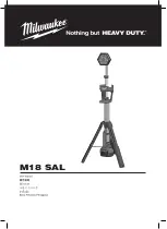 Preview for 1 page of Milwaukee M18 SAL User Manual