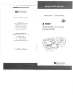 Предварительный просмотр 1 страницы Milwaukee MA871 Instruction Manual