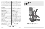 Preview for 1 page of Milwaukee MDE 38 Compact Manual