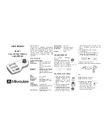 Milwaukee MI 411 User Manual preview