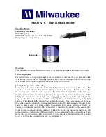 Preview for 1 page of Milwaukee MR32ATC Manual