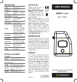 Preview for 1 page of Milwaukee MW14 User Manual