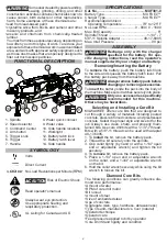 Предварительный просмотр 4 страницы Milwaukee MX FUEL MXF-301 Operator'S Manual