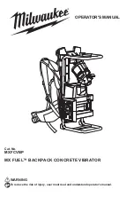 Milwaukee MX FUEL MXF CVBP Operator'S Manual preview