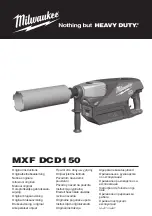 Предварительный просмотр 1 страницы Milwaukee MX FUEL MXF DCD150 Original Instructions Manual