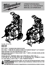 Preview for 1 page of Milwaukee MX FUEL MXF500 Operator'S Manual