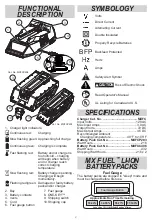 Preview for 3 page of Milwaukee MX Series Operator'S Manual