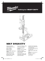 Milwaukee MXF DR255TV Original Instructions Manual preview