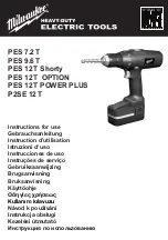 Предварительный просмотр 1 страницы Milwaukee P2SE 12 T Instructions For Use Manual