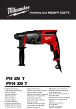 Milwaukee PFH 26 T Original Instructions Manual preview