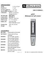 Preview for 1 page of Milwaukee pH51 User Manual