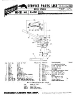 Milwaukee R-600 Service Parts List предпросмотр