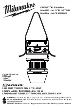 Предварительный просмотр 1 страницы Milwaukee Radius 2156-AC Operator'S Manual