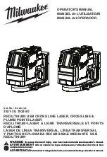 Milwaukee REDLITHIUM 3521-20 Operator'S Manual preview