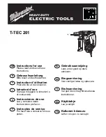 Preview for 1 page of Milwaukee T-TEC 201 Instructions For Use Manual