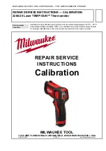 Milwaukee TEMP-GUN 2266-20 Repair Service Instructions preview