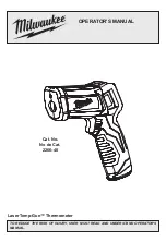 Предварительный просмотр 1 страницы Milwaukee Temp-Gun 2266-40 Operator'S Manual