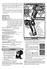 Предварительный просмотр 3 страницы Milwaukee Temp-Gun 2266-40 Operator'S Manual