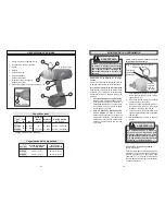 Preview for 12 page of Milwaukee V28 0779-20 Operator'S Manual