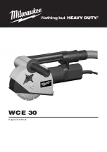 Milwaukee WCE 30 Original Instructions Manual предпросмотр