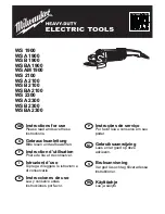 Preview for 1 page of Milwaukee WS 1900 Instructions For Use Manual