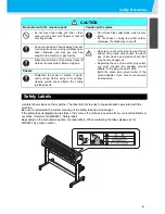 Preview for 11 page of MIMAKI CG-100SRII Operation Manual