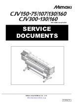 MIMAKI CJV150-107 Service Documents preview