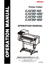 MIMAKI CJV30-100 Operating Manual preview