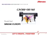 Предварительный просмотр 60 страницы MIMAKI CJV300-130 Product Manual