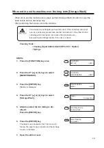 Preview for 19 page of MIMAKI GP-1810D Daily Care Manual