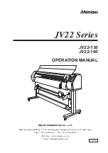 MIMAKI JV22-130 Operation Manual preview