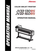 Preview for 1 page of MIMAKI JV33-130BS Operation Manual