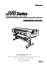 MIMAKI JV4 Series Operation Manual preview