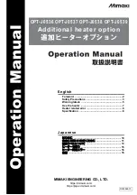 MIMAKI OPT-J0536 Operation Manual предпросмотр