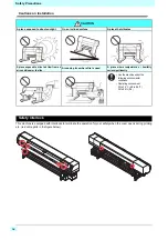 Предварительный просмотр 10 страницы MIMAKI SWJ-320EA Operation Manual