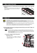 Preview for 2 page of MIMAKI T 300P-1800 Series Requests For Care And Maintenance