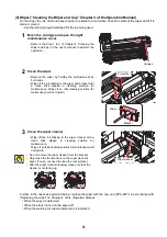 Preview for 4 page of MIMAKI T 300P-1800 Series Requests For Care And Maintenance