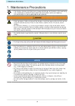 Preview for 4 page of MIMAKI TS100-1600 Requests For Care And Maintenance