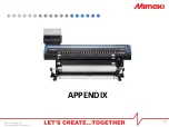 Preview for 38 page of MIMAKI TS300P-1800 Product Manual