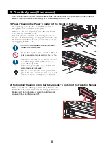 Preview for 8 page of MIMAKI TX300P-1800 Care And Maintenance