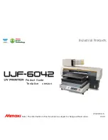 MIMAKI UJF-6042 MkII Product Manual preview