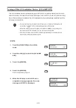 Preview for 112 page of MIMAKI UJF-605RII Operation Manual