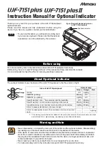 Preview for 2 page of MIMAKI UJF-7151 plus Instruction Manual