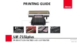 MIMAKI UJF-7151plus Printing Manual preview